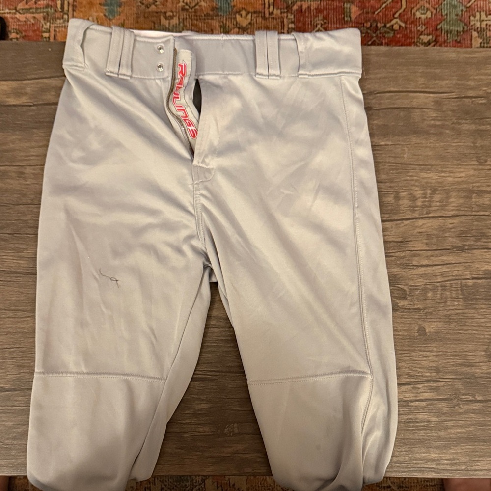 Rawlings Men's Light Gray Baseball Pants